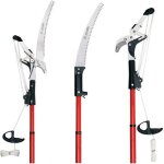 Scateur - lagueur  perche professionnel avec coupe  cliquet avec une perche tlescopique de 3 mtres ...