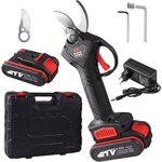 Secateur electrique avec 2 batterie scateur lectrique sans fil professionnel 21v scateur rechargeable ...