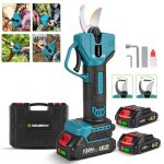 S�cateur �lectrique sans fil - newbeny - newbeny - 2 vitesses - ouverture 30 mm - 2x2000mah