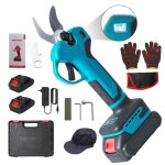 S�cateur �lectrique sans fil 21v - avec �cran led - 2 r�glages - 2 batteries - s�cateur professionnel ...