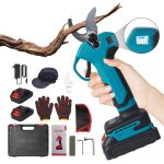 S�cateur �lectrique sans fil 40mm s�cateur �lectrique avec �cran avec 2 batteries moteur brushless lame ...
