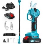 S�cateur �lectrique sans fil brushless 40mm ? �lagueuse sur perche 25m ? coupe branches arbres fruit ...