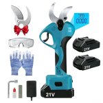 S�cateur �lectrique sans fil brushless 40mm - lames sk5 - 2 batteries 18 v - s�cateur professionnel pour ...