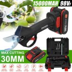 Sécateur Électrique sans fil rechargeable Élagage branches coupe outil daménagement paysager - 1500mah ... Sécateur Électrique sans fil rechargeable Élagage branches coupe outil daménagement paysager - 1500mah ...