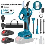 Scateur de jardin lectrique avec 2 batteries scateur sans fil scateur darbre sans fil 2 en 1 2 batteries ...