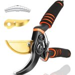 S�cateur de jardin - gardena - 215 mm - lames en acier titane sk5 - poign�e antid�rapante - verrou de ...