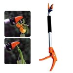 Scateur  longue manche - annefly - coupe - gazon avec manche - blanc - alliage daluminium acier et ...