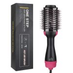 S�che - cheveux 3 en 1 one step souffleur volumateur brosse � air chaud peigne � lisser � boucler outils ...