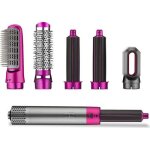 Sche - cheveux lectrique fer  friser brosse rotative outil professionnel de coiffure  air chaud 5 ...