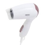 Sche - cheveux de voyage pliable compact 2 niveaux de puissance buse 360 camry cr2254 1200w blanc 39594 ...