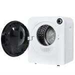 Sèche - linge en acier inoxydable 3 kg 830w 5 programmes protection contre la surchauffe - blanc classe ... Sèche - linge en acier inoxydable 3 kg 830w 5 programmes protection contre la surchauffe - blanc classe ...