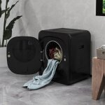 S�che - linge compact 4 kg 800 w noir �cran tactile led 6 programmes mural ou pose libre protection surchauffe ...