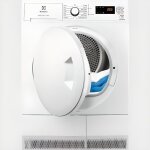 Sèche linge condensation - electrolux - edhf2812wc - pompe à chaleur - départ différé - 8 kg Sèche linge condensation - electrolux - edhf2812wc - pompe à chaleur - départ différé - 8 kg