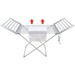 Sèche - linge Électrique avec ailes Étendoir chauffage rapide séchoir À linge pliable sur pied sèche ... Sèche - linge Électrique avec ailes Étendoir chauffage rapide séchoir À linge pliable sur pied sèche ...