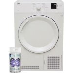Beko sche - linge frontal condensation 8kg electronique tambour 102l anti - froissage