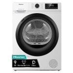 S�che - linge - hisense - dhqe900uwdc - capacit� 9 kg - 590x595x845 mm - 44 kg - �conomie d�nergie