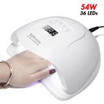 S�che - ongles sun 5x plus avec lampe uv led 54w pour gel de manucure et vernis � ongles
