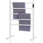 Sche - serviettes chauffant porte - serviettes sur pied ou mural - 60w - 55c - 5 barres - minuterie ...