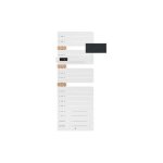 S�che serviettes connect� thermor allure 3 classique 750w - m�t � gauche - gris ardoise ? 483230