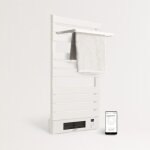 Sche - serviettes lectrique - create - warm towel pro - 500 / 1500w - wifi - aluminium blanc