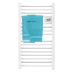 Sche - serviette lectrique sans fluide avec soufflerie 500w + 1000w h. 1005xl54cm bestherm hestia blanc ...