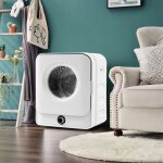 S�choir � linge 3 kg (45 kg max) en inox - 830 w 5 programmes filtration avanc�e - montable au mur protection ...