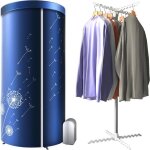 S�choir � linge �lectrique chauffant 1000w 120 cm avec minuterie automatique �tendoir pliable pour appartement ...