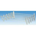 Schoir  linge extensible mural - 10 barres de 60 cm