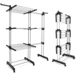 Séchoir à linge extensible réglable sur 3 couches tancarville grand capacité 45 kg Étendoir linge intérieur ... Séchoir à linge extensible réglable sur 3 couches tancarville grand capacité 45 kg Étendoir linge intérieur ...