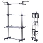 Facilitys séchoir à linge pliable dryfold 4 niveaux - 16 m détendage 20 pinces fournis 6 roulettes - ... Facilitys séchoir à linge pliable dryfold 4 niveaux - 16 m détendage 20 pinces fournis 6 roulettes - ...