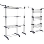 Séchoir À linge pliable (66 - 130 cm) x 50 cm x 170 cm Étendoir linge intérieur tancarville grand capacité ... Séchoir À linge pliable (66 - 130 cm) x 50 cm x 170 cm Étendoir linge intérieur tancarville grand capacité ...