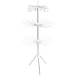 Schoir  linge pliable en mtal etendoir  linge rabattable  3 niveaux tendoir  linge parapluie trpied ...