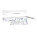 S�choir mural d�pliable - mhy� - 5 barres de 60 cm - 3 m�tres d�tendage - int�rieur et ext�rieur - mat�riau ...