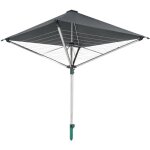 Schoir parapluie leifheit linoprotect 400 82100 tendoir  linge parapluie avec toit tanche et douille ...