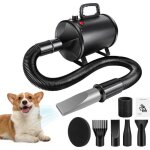 Schoir sche - poils toilettage pulseur sche - cheveux pour chiens chats 2800w 4 buses interchangeables ...