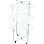 Schoir tour 3 niveaux solide  renforts 30 m etendoir  linge tour 3 tages - 705 x 705 x 131cm