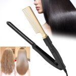 Sed peigne chauffant lectrique utilisation sche et humide brosse  lisser les cheveux outil de coiffure ...