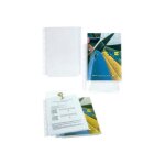 Sei atla gs pochette perfor�e extensible a4 pour 250 feuilles transparent (pack de 10)