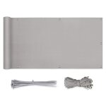 Sekey brise - vue pour balcon couverture de confidentialit� �cran polyster avec attaches de c�ble et ...