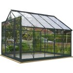 Sekurit serre grise 742 m² avec base Sekurit serre grise 742 m² avec base