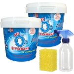 Sel dtachant 2x1kg + flacon pulvrisateur + eponge - fabrication franaise