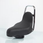 Selle pilote - rsm - mobylette peugeot 50 103 chopper - couleur noire - marque peugeot