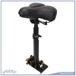Selle de si�ge de scooter �lectrique remplacement pliable r�glable absorbable pour amortisseur pour m365 ...