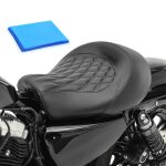 Selle solo gel pour harley davidson sportster 10 - 20 noir gr3g monoplace