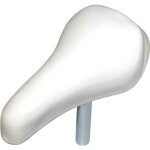 Selle vélo bmx blanche enfant assise mousse confort avec tige 22mm 140mm universelle femme draisienne ... Selle vélo bmx blanche enfant assise mousse confort avec tige 22mm 140mm universelle femme draisienne ...