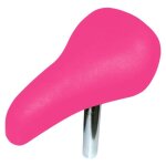 Selle v�lo bmx rose enfant assise mousse confort avec tige 22mm 140mm universelle femme draisienne