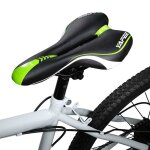 Selle de vélo confortable et respirante - vert - pour bicyclette / vtt / vélo de route Selle de vélo confortable et respirante - vert - pour bicyclette / vtt / vélo de route