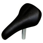 Selle de vlo enfant confortable universelle avec tige 22mm - noir