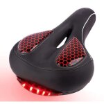 Selle de véloselle vélo gel confortable avec led feu arrière professionnel selle vtt / route / ville ... Selle de véloselle vélo gel confortable avec led feu arrière professionnel selle vtt / route / ville ...