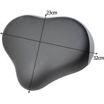 Selle de v�lo large rembourr�e pour home trainer - usage int�rieur / ext�rieur - compatible �quipement ...